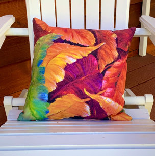 Coussin Leaves d'automne Jeu d'oreiller