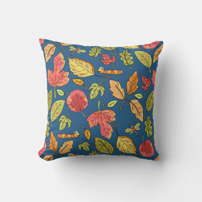 Coussin Leaves d'automne Jeu d'oreiller (Recto)