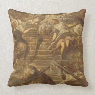 Coussin L'échelle de Jacob (huile sur la toile)