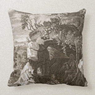 Coussin L'écho de nymphe changé en bruit, 1731 (gravure