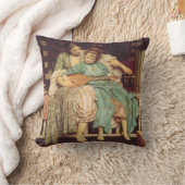 Coussin Leçon de musique par Lord Frederic Leighton (Couverture)