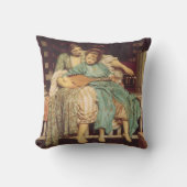 Coussin Leçon de musique par Lord Frederic Leighton (Recto)