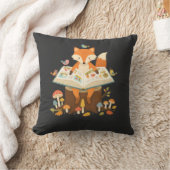 Coussin Lecteur de la forêt curieuse (Couverture)