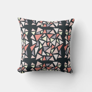 Coussin Lecteur de motif moderne, abstrait et géométrique