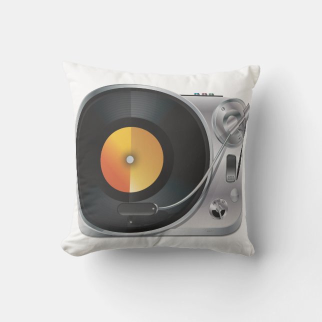 Coussin Lecteur de musique DJ (Recto)