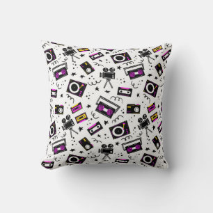 Coussin Lecteur de musique, magnétophone, bande vidéo, cam