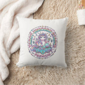 Coussin Lecteur de Tarot Licorne Premium Impression Drôle (Couverture)