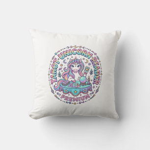 Coussin Lecteur de Tarot Licorne Premium Impression Drôle