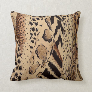 Coussin Lecteur d'impression safari mixte