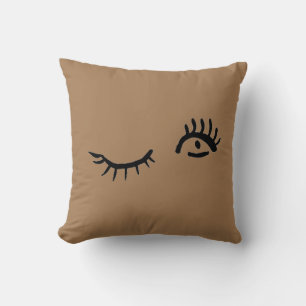Coussin Lecteur d'oeil Brown et noir