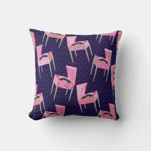 Coussin Lecteurs de disques rétro à motifs amusants Musiqu