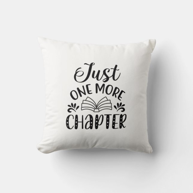Coussin Lecture Art Juste Un Autre Chapitre (Recto)