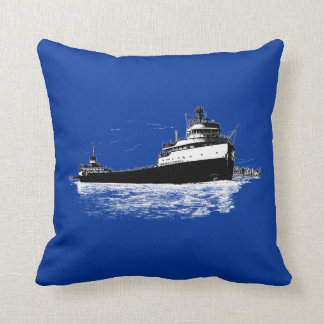 Coussin L'Edmund Fitzgerald ~ CUSTOMISEZ la COULEUR! ! !