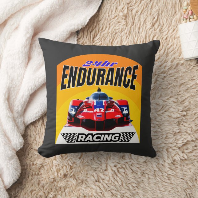 Coussin Légendes de vitesse : 24h Endurance Racer (Couverture)