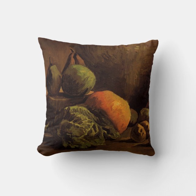 Coussin Légumes et fruits de Vincent van Gogh (Recto)