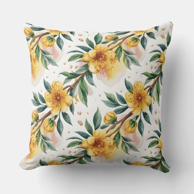 Coussin Lehua Mamo Dream – Hawaii’s Golden Heart (Recto)