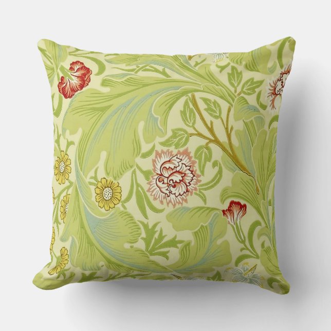 Coussin Leicester floral (Recto)