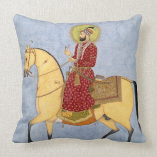 Coussin L'empereur Farrukhsiyar (1683-1719) de Mughal