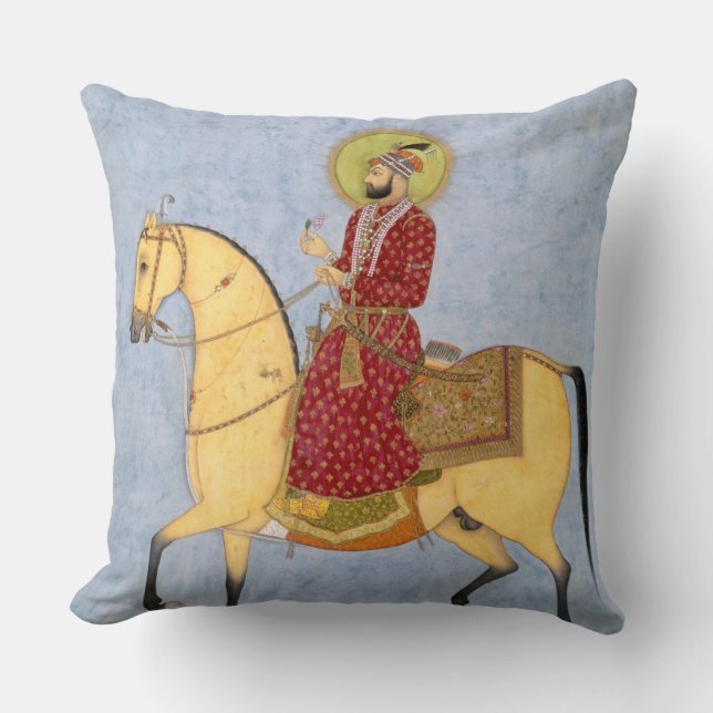 Coussin L'empereur Farrukhsiyar (1683-1719) de Mughal (Recto)