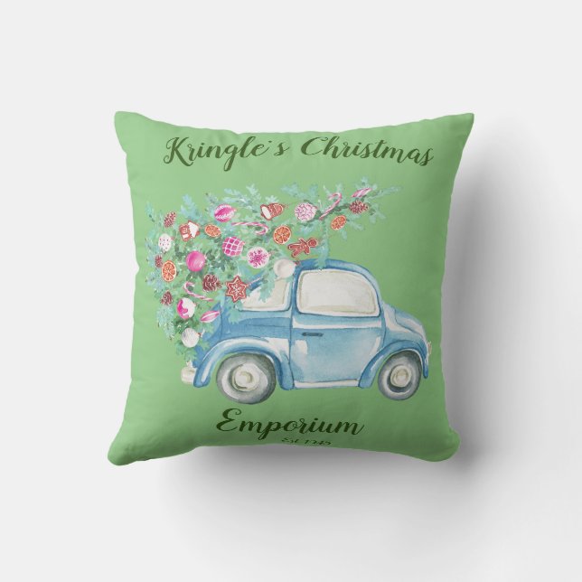 Coussin L'emporium de Noël de Kringle (Verso)