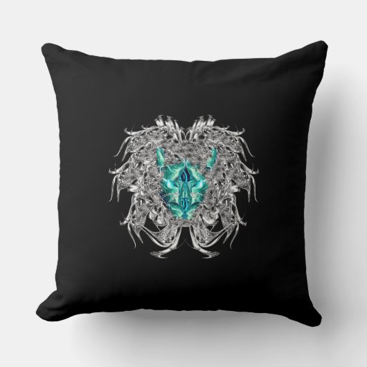 Coussin Léo – La Flamme Solaire (Recto)