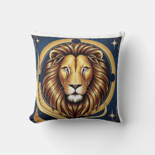 Coussin Léo Majestic : Le Roi réveille
