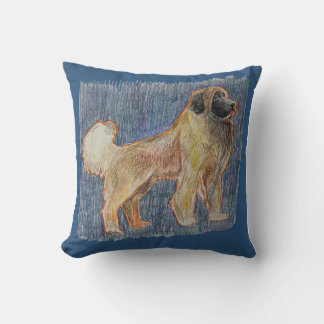 Coussin Leoburger Throw Pillow