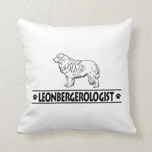 Coussin Leonberger humoristique