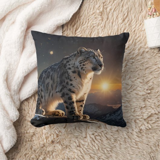 Coussin Léopard des neiges (Couverture)