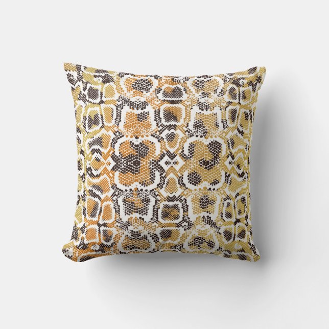 Coussin Léopard Snake Poster de animal Texture (Recto)