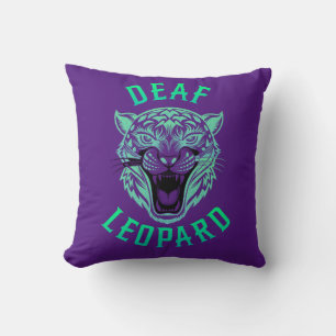 Coussin léopard sourd