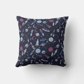 Coussin L'ère atomique rétro de l'ère spatiale (Verso)