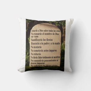 Coussin Les 10 commandements