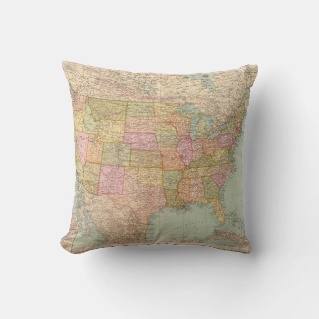 Coussin Les 12728 Etats-Unis (Recto)