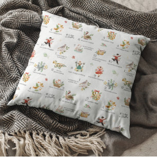 Coussin Les 12 jours de Noël Vacances