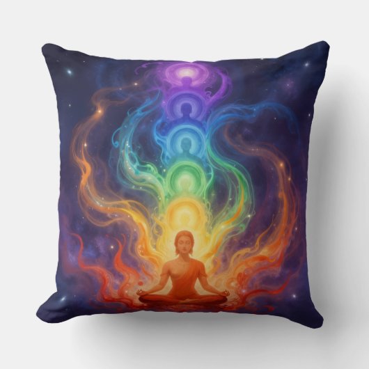 Coussin Les 7 Chakras (Recto)