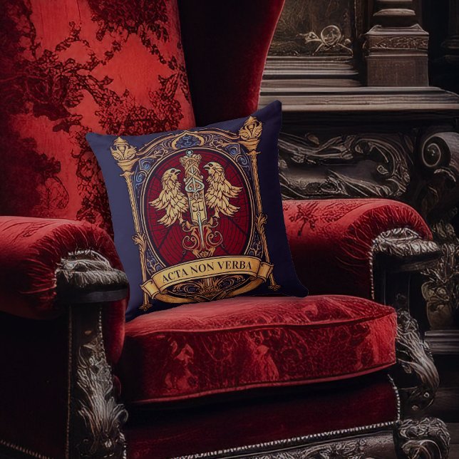 Coussin Les actes parlent plus fort que les mots - Acta No (Créateur téléchargé)