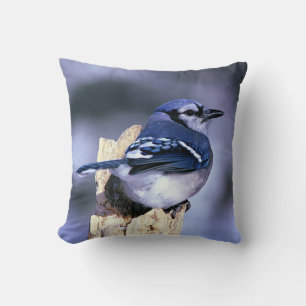 Coussin Les amateurs d'oiseaux de Jay Bleu