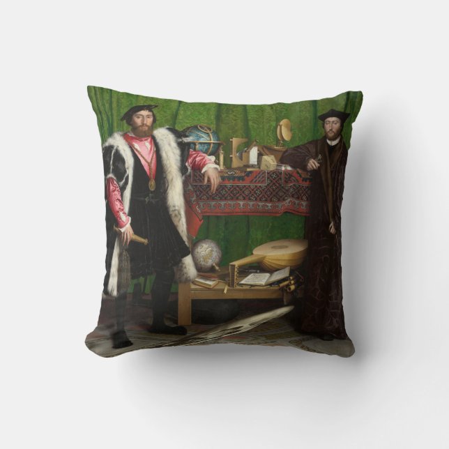 Coussin Les Ambassadeurs, Holbein the Younger (Recto)