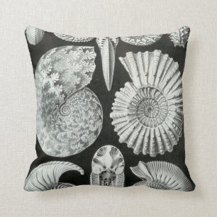 Coussin Les Ammonites d'Ernst Haeckel