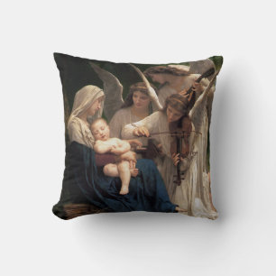 Coussin Les Anges par William Adolphe Bouguereau