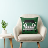 Coussin Les Anglais classiques emballant Austin vert Mini (Chaise)