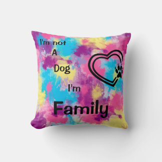 Coussin les animaux de compagnie sont de famille