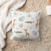 Coussin Les animaux de Safari lancent l'oreiller (Couverture)