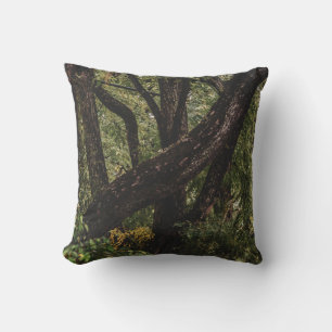 Coussin Les arbres à motifs botaniques détail photographie
