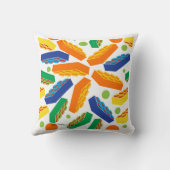 Coussin Les blocs constitutifs de l'enfant "lancer" sur le (Verso)