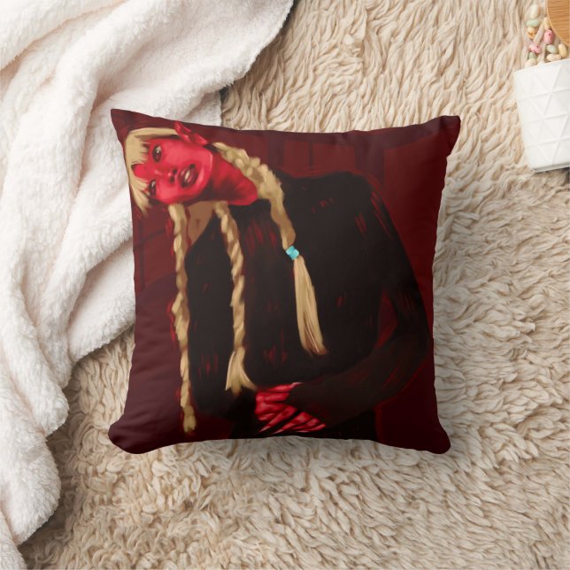 Coussin "Les Blonds Comme Rouge" Portrait d'un extraterres (Couverture)