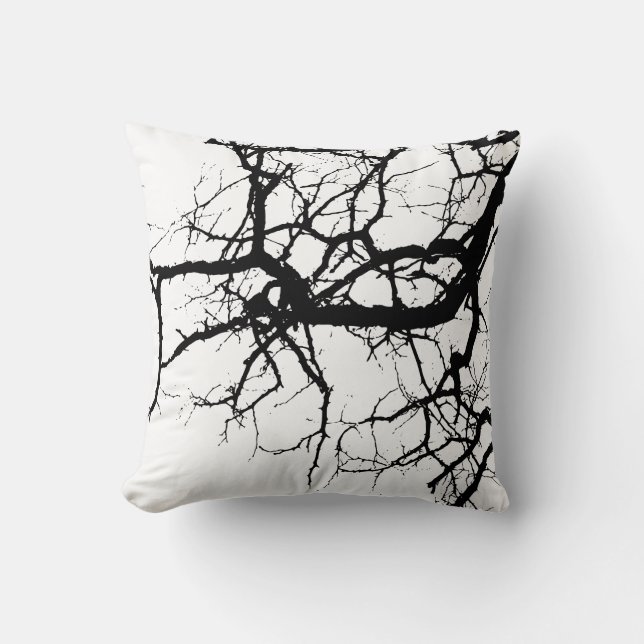 Coussin Les branches sombres de l'arbre (Recto)