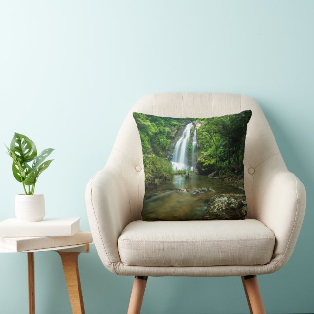 Coussin Les cascades | Cascade de Tamnung, Phuket Thaïland (Chaise)