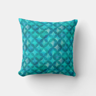 Coussin Les cercles Abstraits se chevauchent motif sans fa
